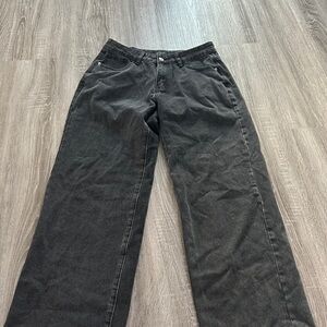 White Fox Boutique Black Wide Leg Flare Jeans